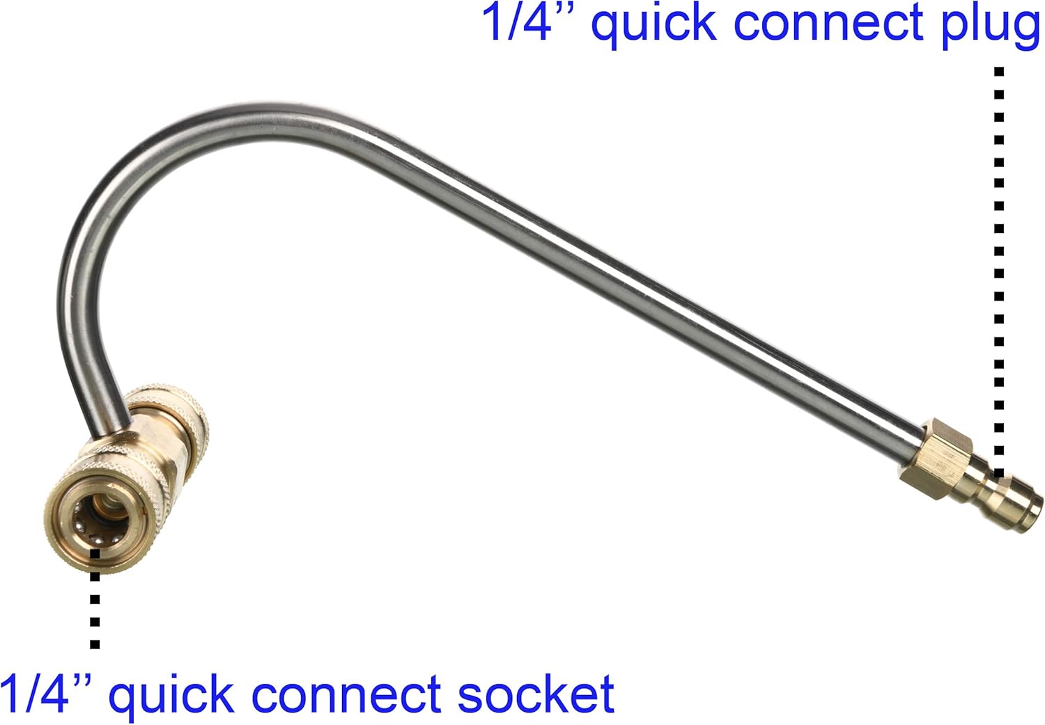 Tool Daily Gutter Cleaner Attachment for Pressure Washer, with 4 Nozzles Tips, 1/4 Inch Quick Connect, 4000 PSI - Image 3