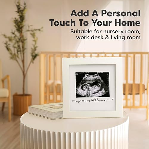 Miniatura 7 de KeaBabies Portarretratos de ecografía para bebé, modernos marcos de fotos de ultrasonido para mamá, regalos de primer embarazo para futura mamá