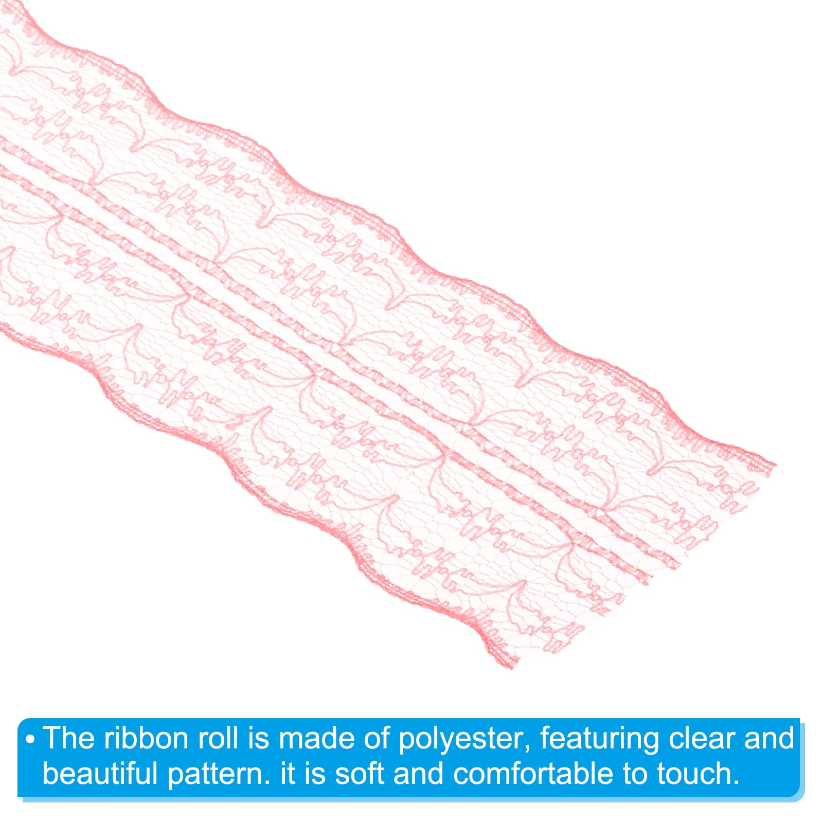 PATIKIL 1.8 Inch x 25 Yards Lace Trim Ribbon - Image 4