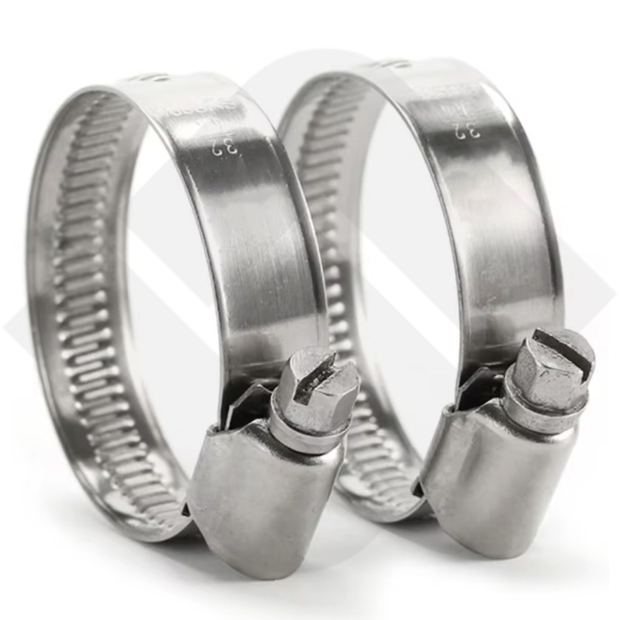 Schlauchschellen Edelstahl V2A W4 PREMIUM Qualität DIN 3017 Schlauch Schellen Rohrschellen (50, 40-60 mm)