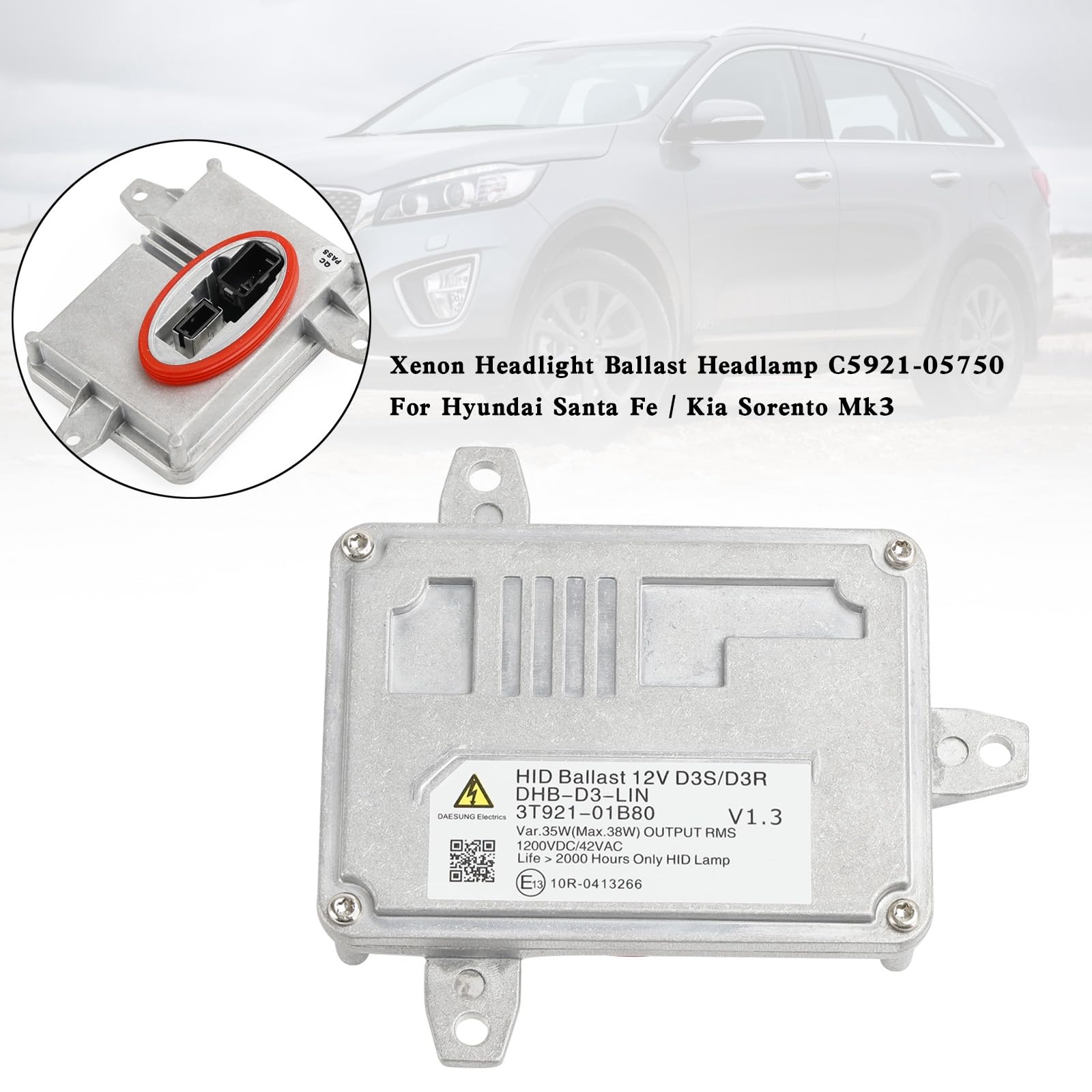 Xenon Headlight Ballast Headlamp C5921-05750 Fit for Hyundai Santa Fe Fit for Kia Sorento