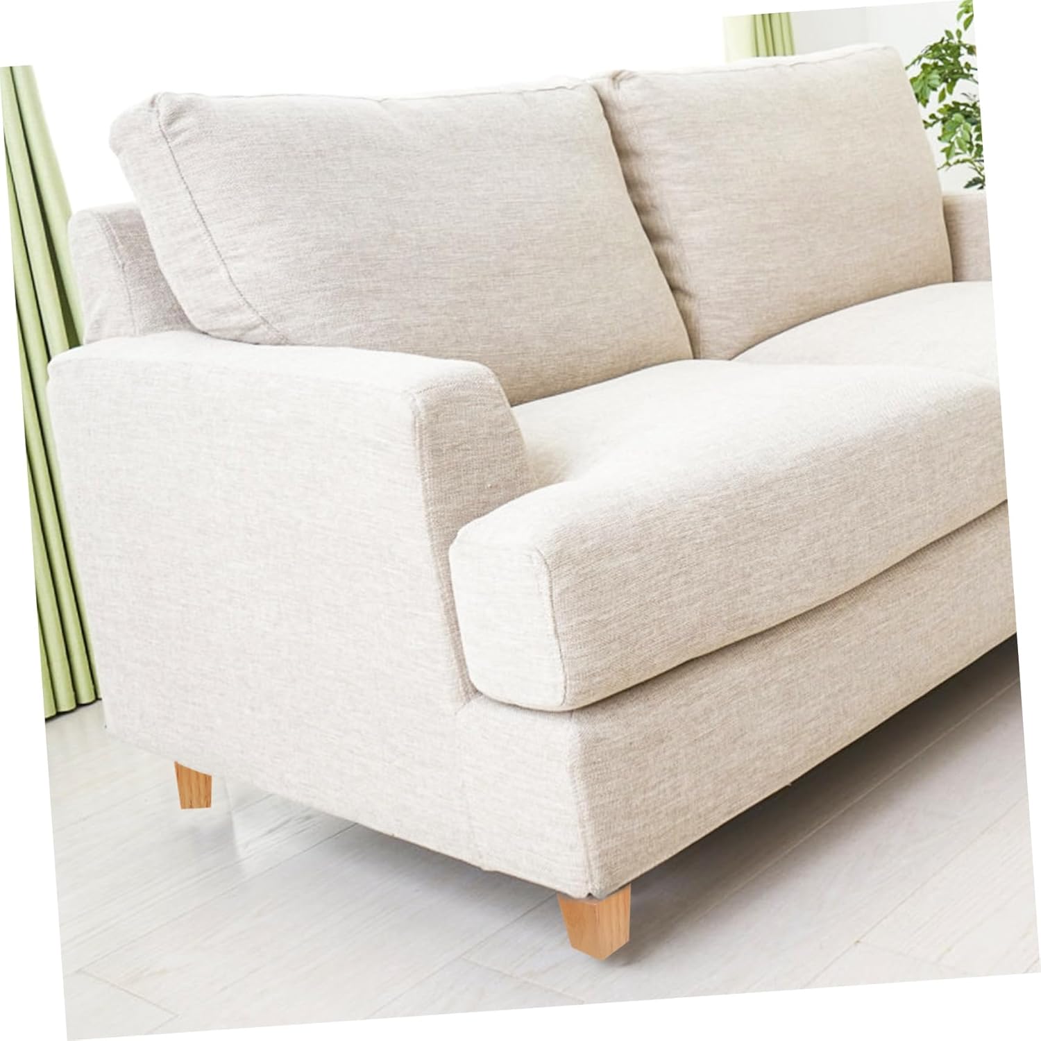 Homoyoyo 4pcs Solid Couch Legs Replacement Feet for Sofa Dresser Coffee Table Easy to Install Furniture Legs Natural Finish Versatile Design for Home Office Use