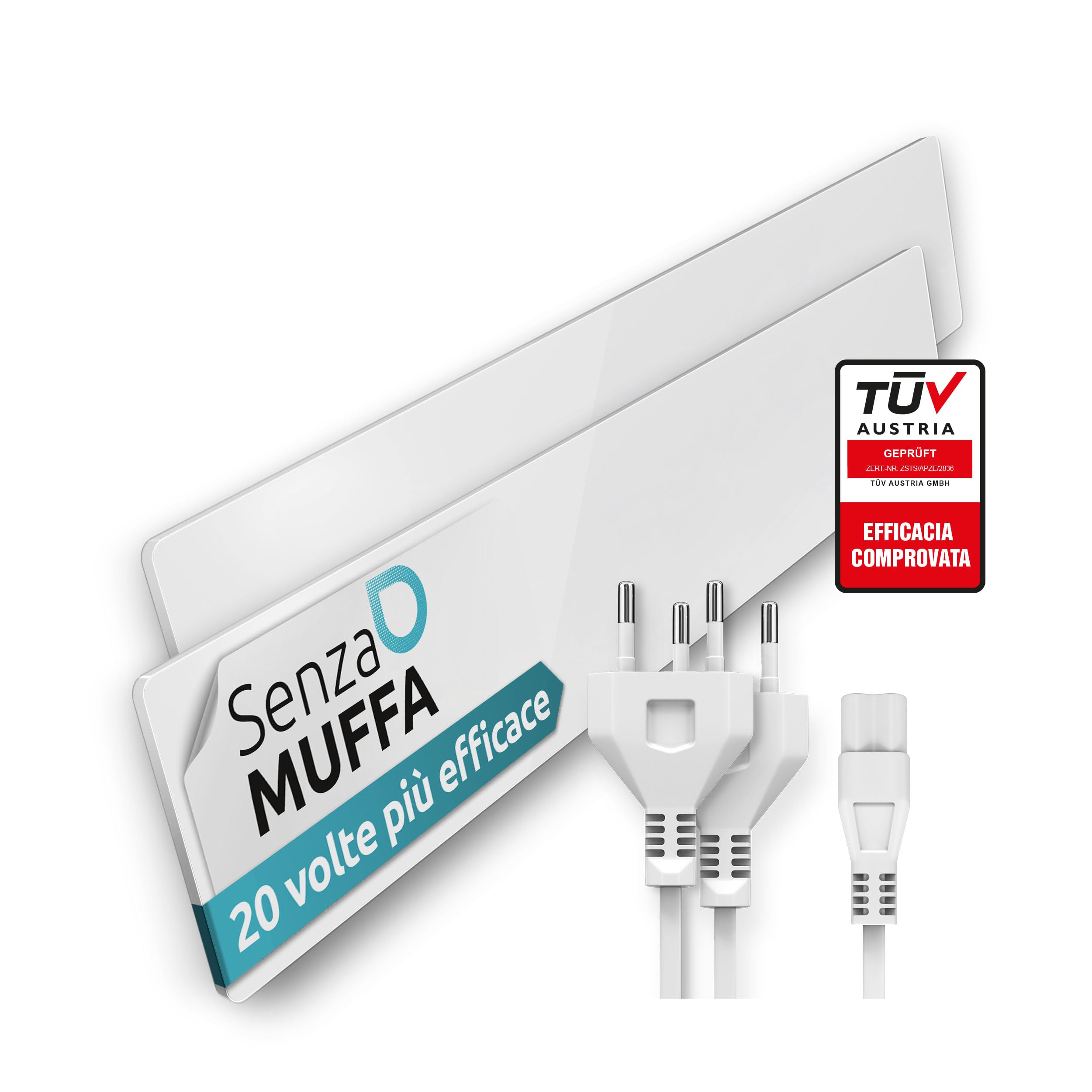 ELIAS Muffa Dry – Rimozione muffa, riscaldamento da parete senza sostanze chimiche, alternativa allo spray per muffe