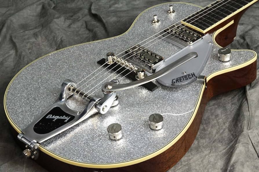 グレッチ　シルバージェット file.14] 1961 Gretsch 6129 Silver Jet Silver Sparkle