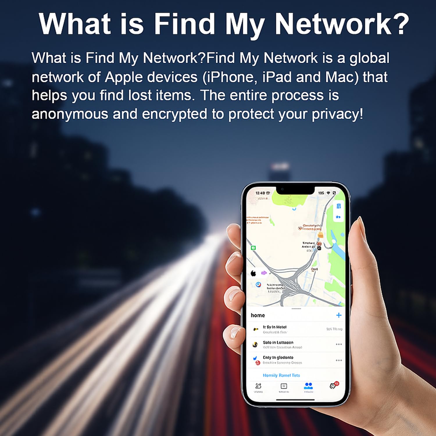 Smart Tags Lot de 2 traceurs compatibles avec Apple Find My (iOS 14.6 et versions ultérieures), localisateur de clés et localisateur d'articles pour sac à dos, valises, animaux de compagnie