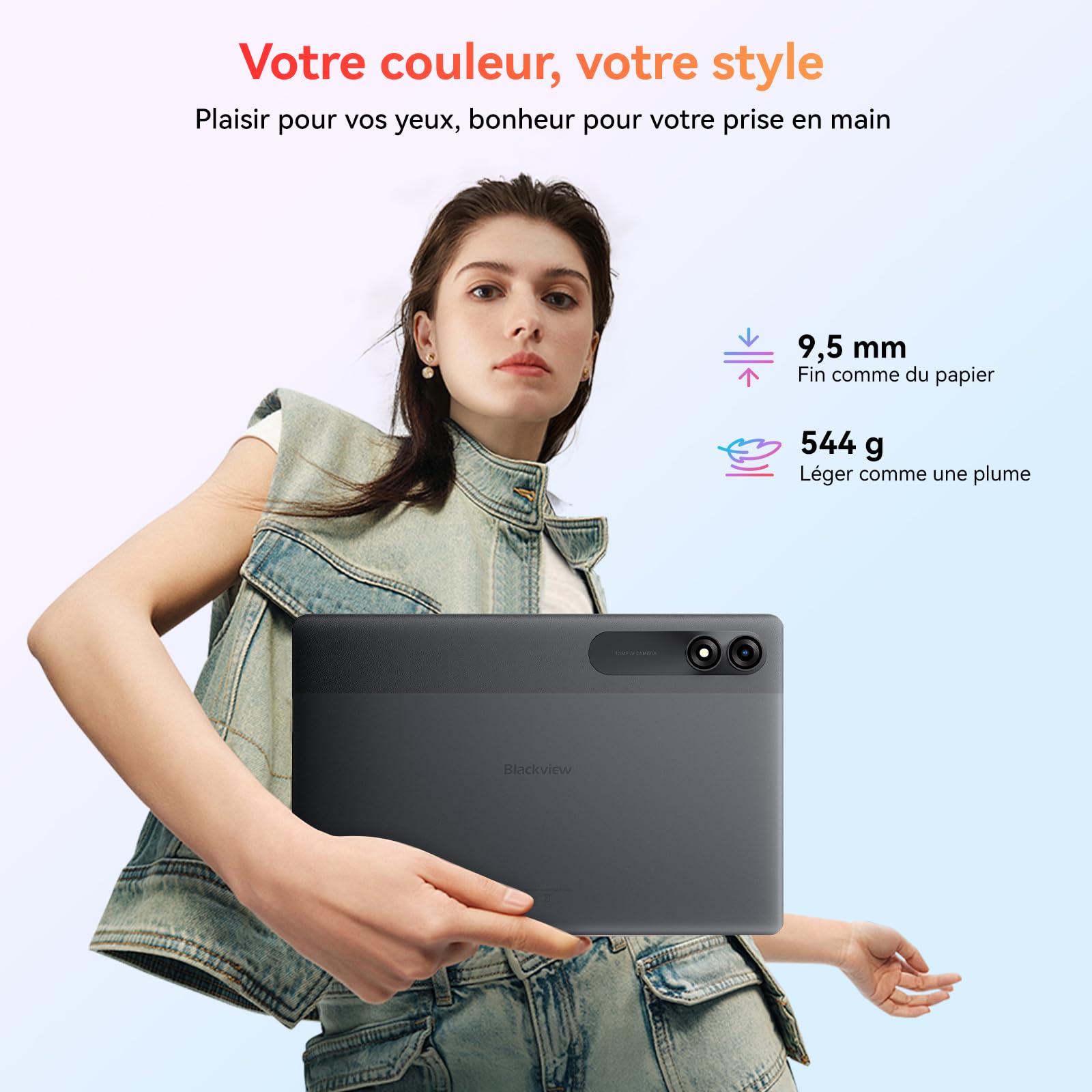 Blackview Tab 90 Tablet 11 Inch, Android Touch Tablet 14, 24GB + 128GB/2TB  TF, Dual 4G & 5G WiFi Gaming Tablet 8200mAh Widevine L1 FHD PC Mode/Face  Unlock/13MP Camera Tablet PC :