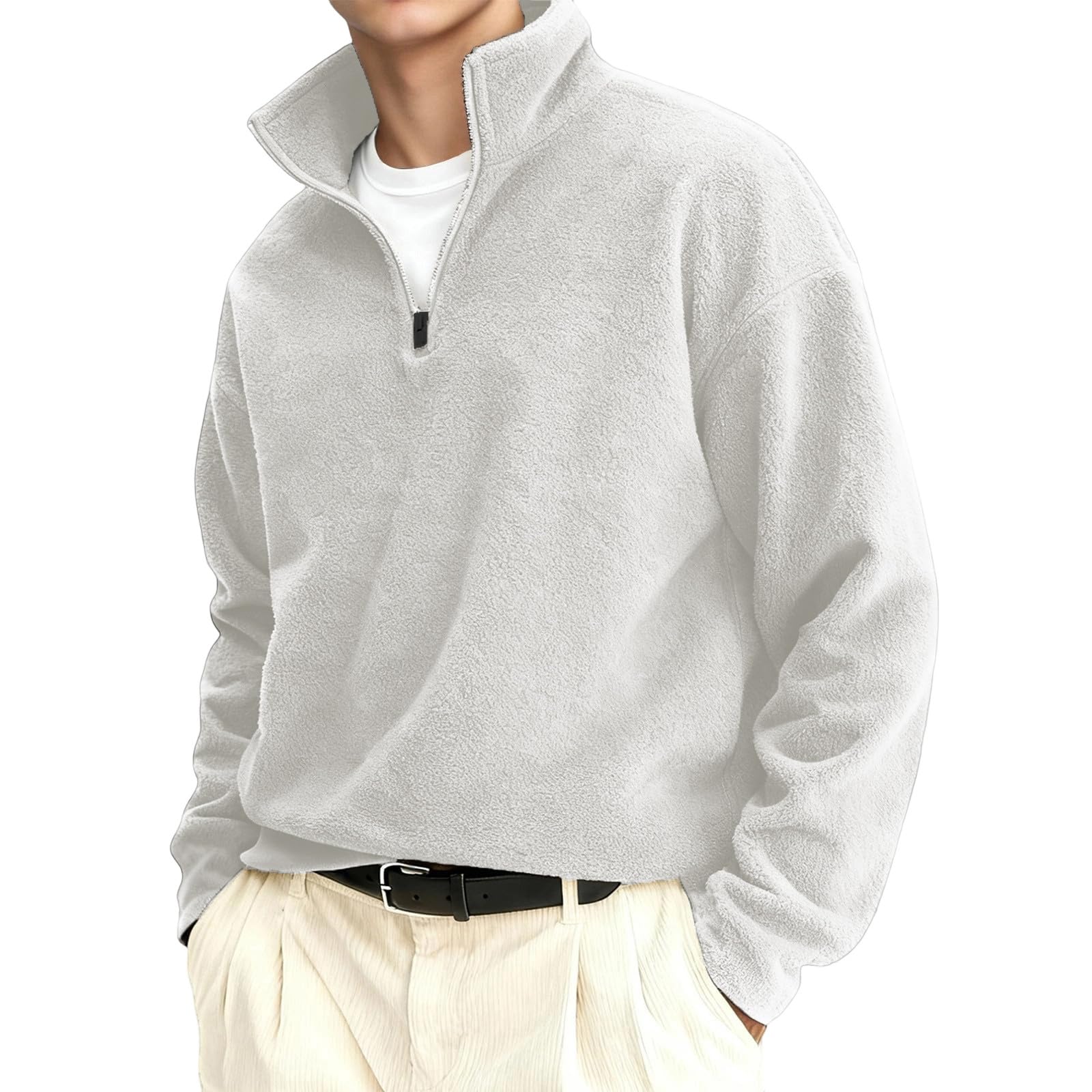 Sweat de travail zippé homme coupe ample Dynamic Solid