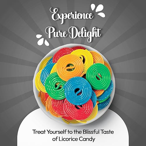 Miniatura 5 de NY SPICE SHOP Caramelo de regaliz  1 libra de regaliz australiano  Caramelo de frambuesa  Regaliz arco iris  Caramelo a la antigua moda para los