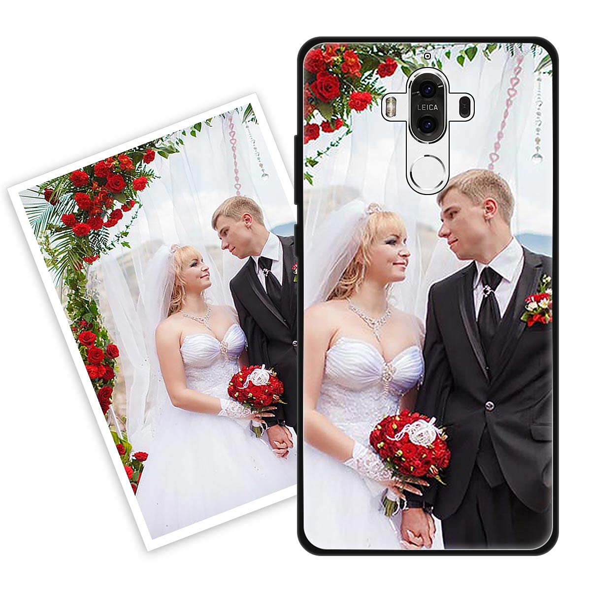 Cover Personalizzata Per HUAWEI Mate 30 – Con Foto, Testo O Logo – Bordo TPU E Retro In Vetro Temperato - 2
