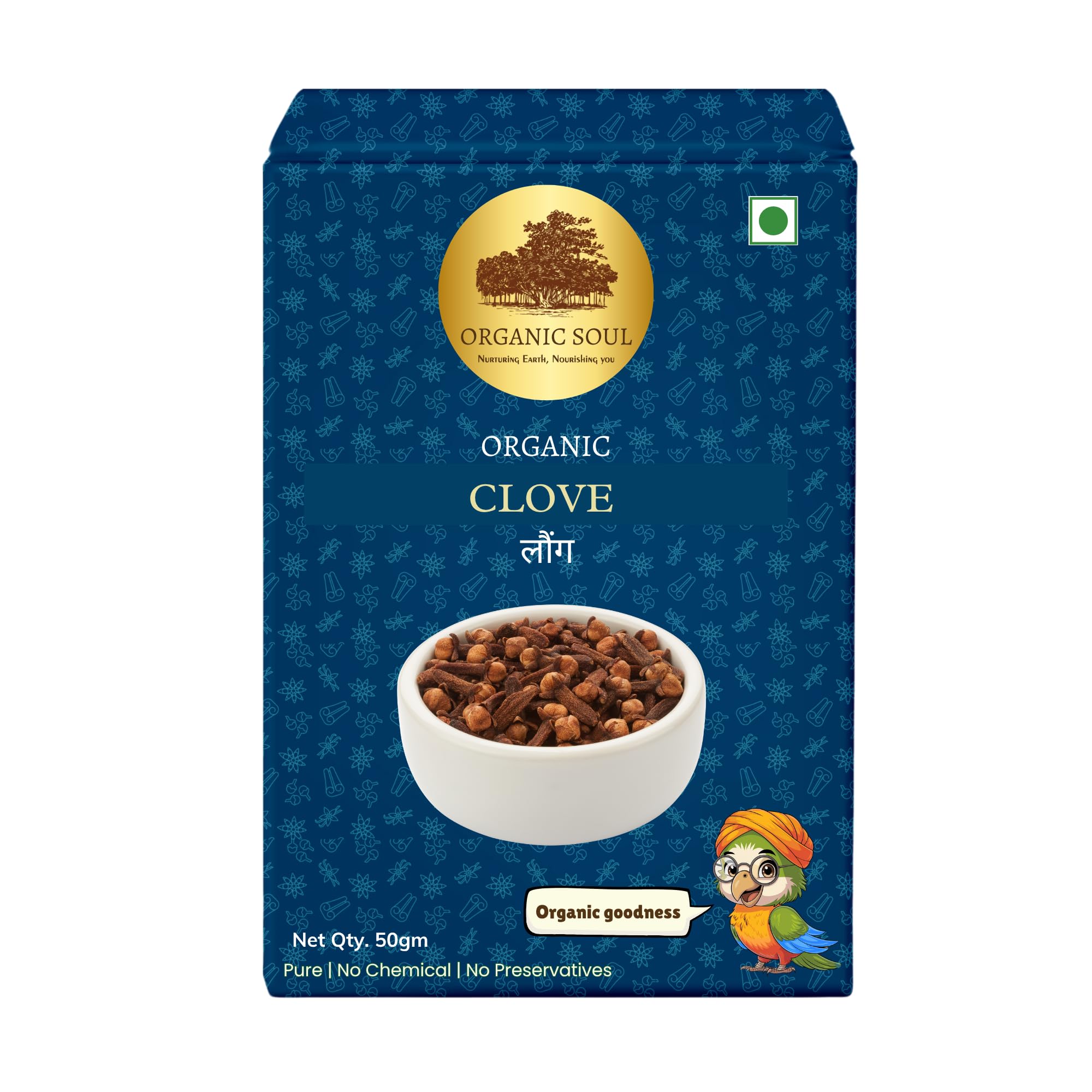 Organic Whole Clove (Laung) 50gram | No Artificial Colour Or Preservatives | NPOP Certified I Organic Ceritfied