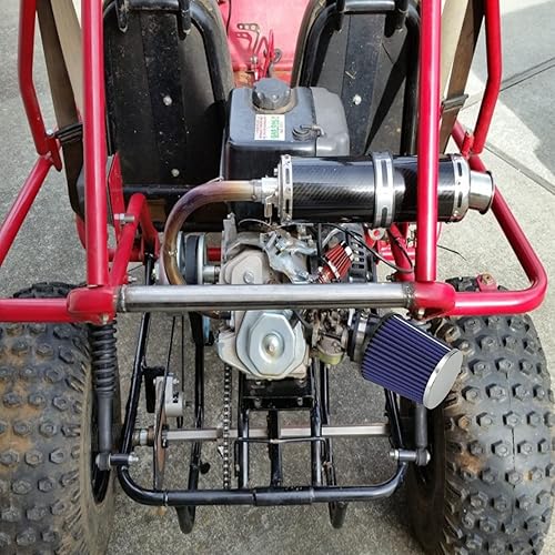 Miniatura 3 de YOXUFA Adaptador de filtro de aire de 2.441 in etapa 1 para Predator 420cc 301cc GX340 GX390 389cc Go Kart barcos de barro cortacésped Mini