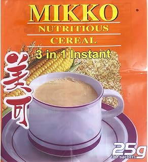Mikko Cereal 3in1 Instant (25g x 30 sachets) 750g (1lb 11oz)