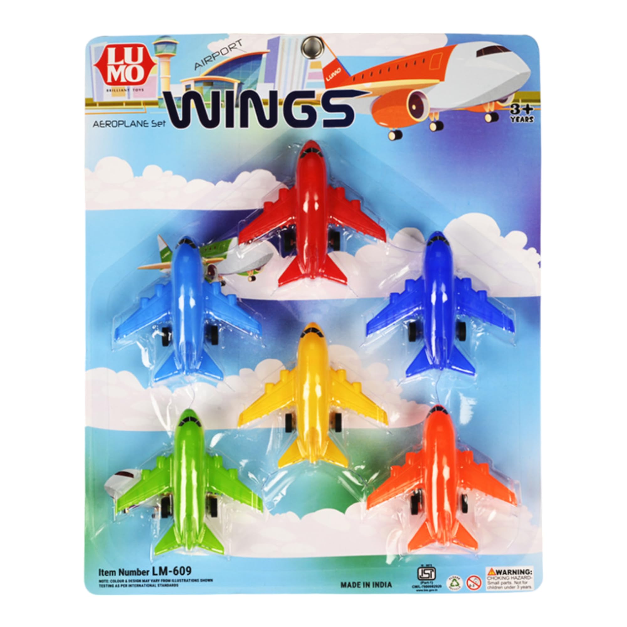 Toy24 Brand Frication Colourful Airplane for Boys | Girls | Kids, Pack of 6 Small Airplanes (B0D1QWK1VV) Amazon Price History, Amazon Price Tracker