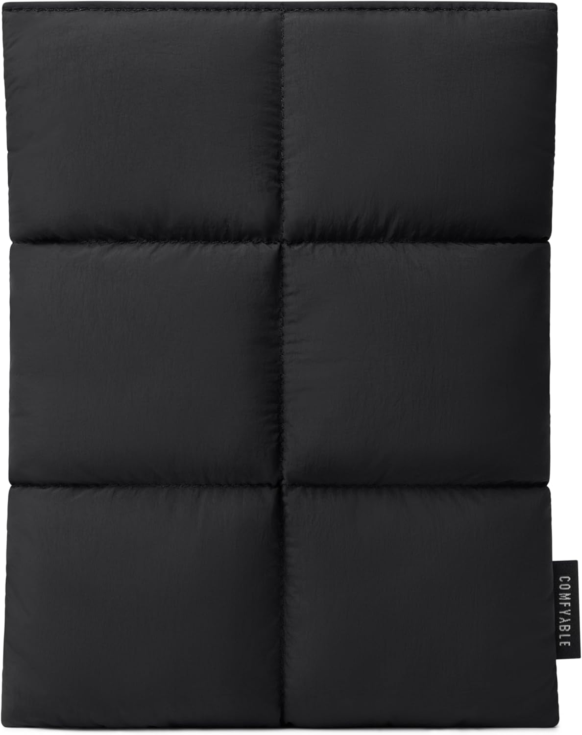Comfyable Puffy 9-11 Inch Tablet Sleeve Compatible for 11 Inch iPad Pro M4, iPad Air M4 2026 with Magic Keyboard, Quilted Puffer Vertical Tablet Carrying Case for Women Men, Black