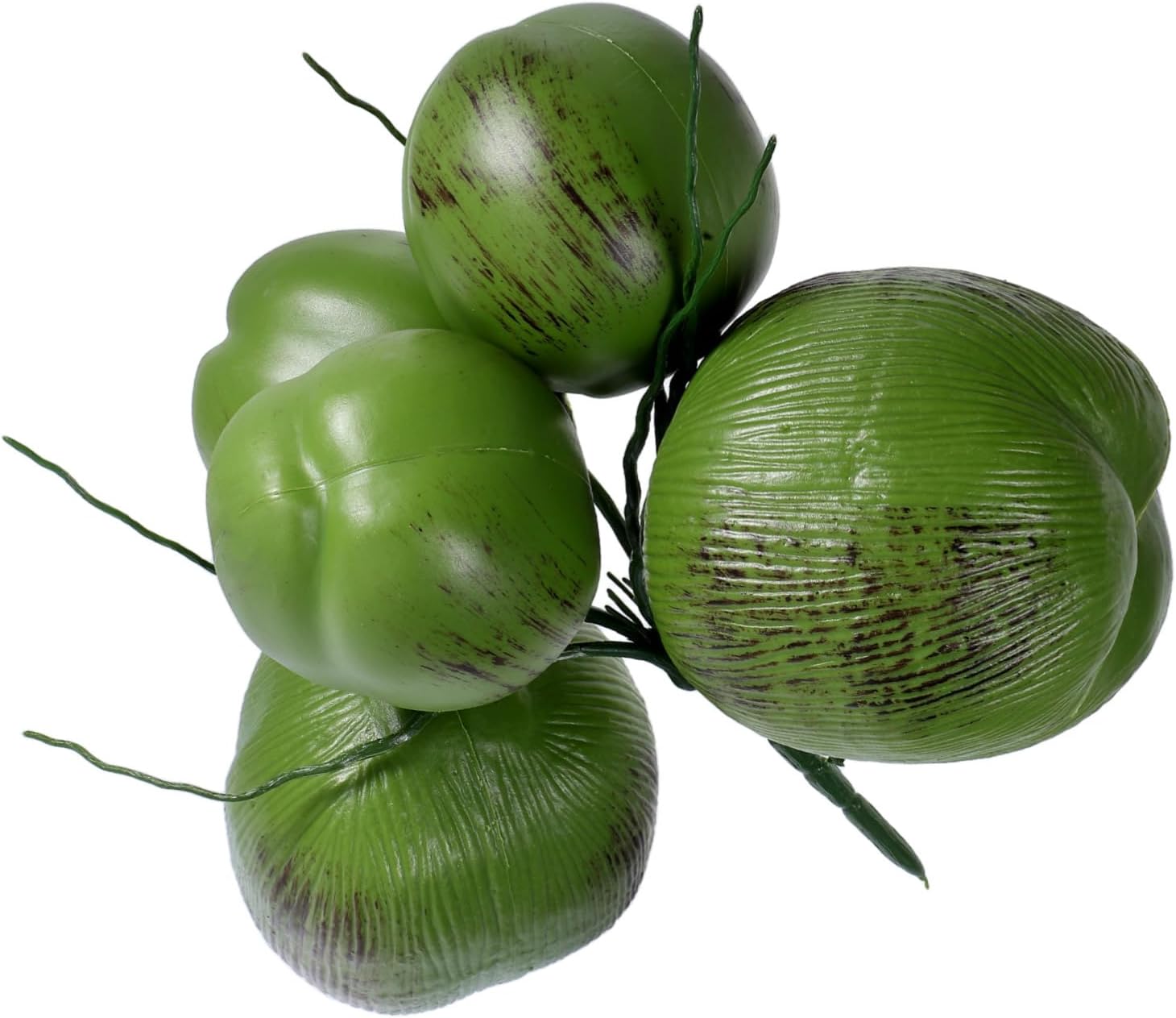 Realistic Fake Coconuts Tropical Decoration for Hawaiian Parties Beach Weddings and Table Centerpieces Lifelike Artificial Coconuts for Luau Theme Events