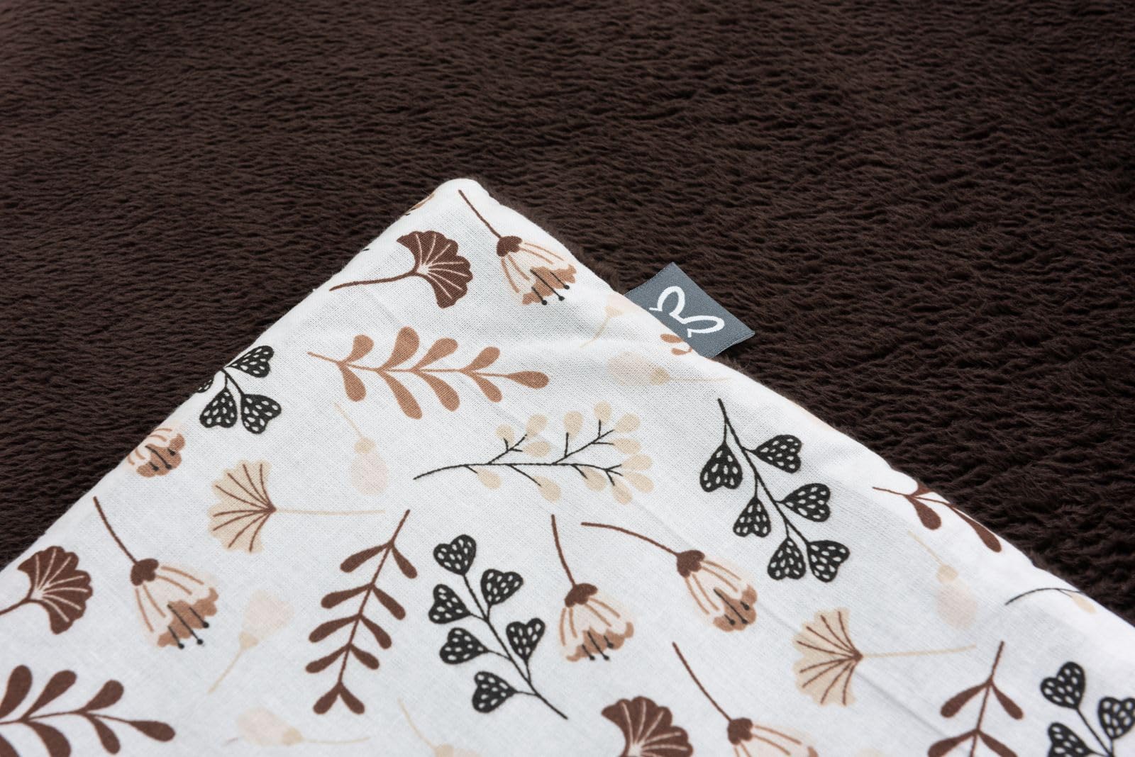Bellochi Choco Arcadia Nid pour nouveau-né | Chaise longue | 100% coton | 90 x 60 x 12 cm – avec bords de protection | 0-9 mois | Choco Arcadia