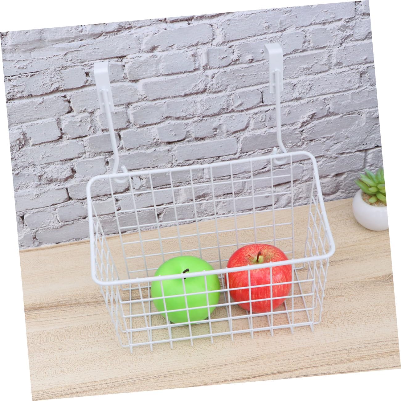 Ciieeo Cabinet Storage Basket over Door Hanging Organizer Hanging Rack for Desk Kitchen Closet