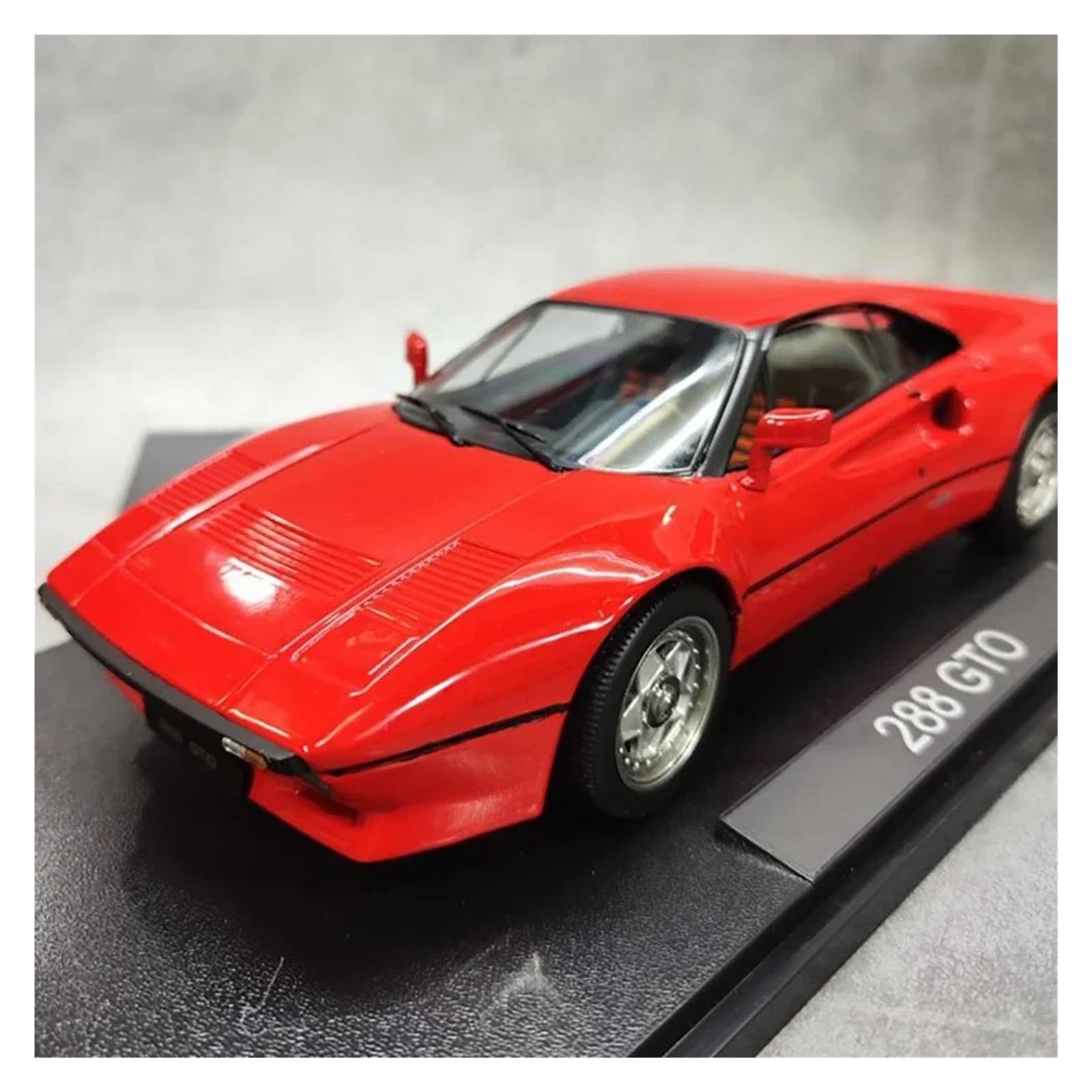 1:18 Per La Ferrari 288 GTO 1984 Simulazione Auto Stampo Collezione Pressofusione Oro Decorazione Souvenir Display