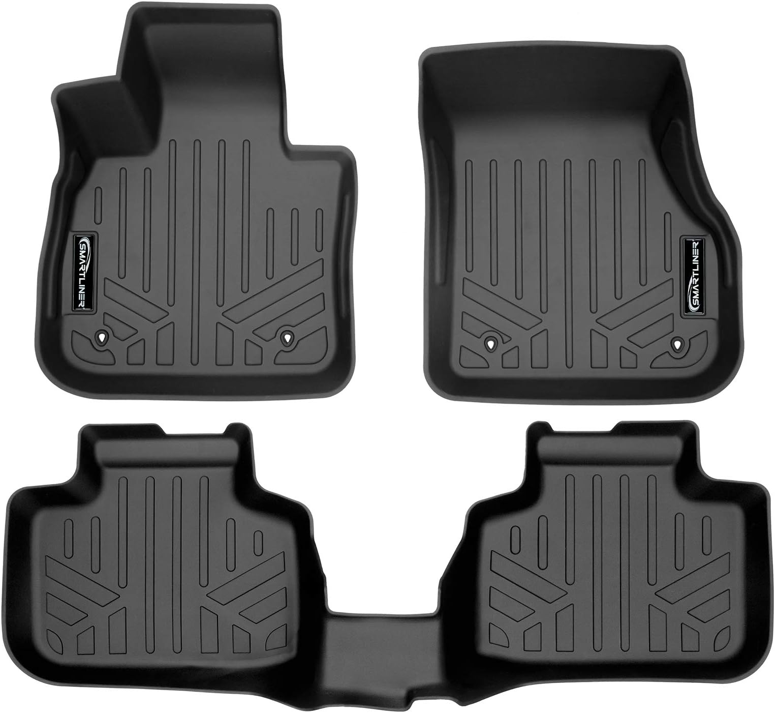 SMARTLINER All Weather Custom Fit Floor Mats 2 Row Liner