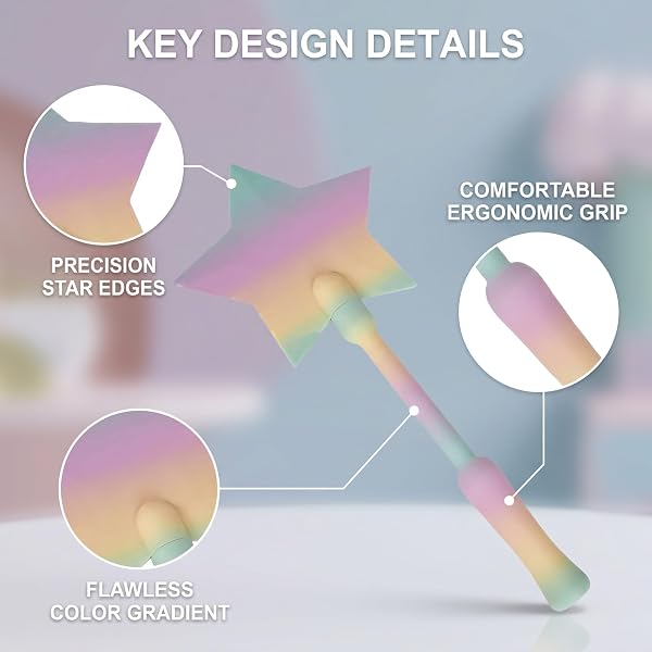 GXGM 3D Printed Wand Toccas to Pay, Contactless Payment Card Holder with Star Magic Wand, Toccas Pay Wands for Kids and Adults(Macaron Colors) - 5