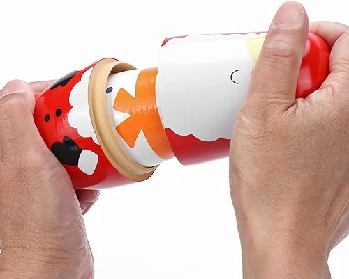 Miniatura 3 de CozyCabin 5 unidades de muñecas rusas sin pintar, hechas a mano de madera en blanco, apilables, muñecas rusas Matryoshka para niños y niñas, regalo