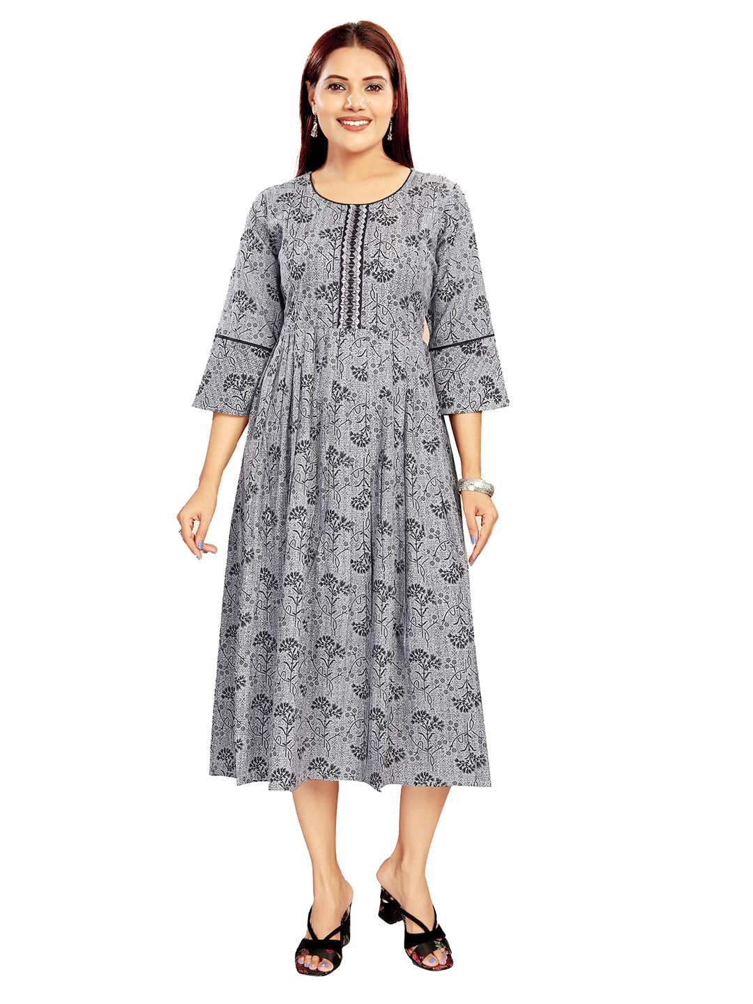 b2f manufacturing & designing kurti B2F Women’s Cotton Rayon Feeding Kurti with Embroidery & Printed Design | Maternity Dress for Pregnancy & Nursing-picture-27