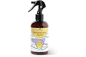 Plant Therapy KidSafe All Natural Monster Away Pillow and Linen Spray, Powered...