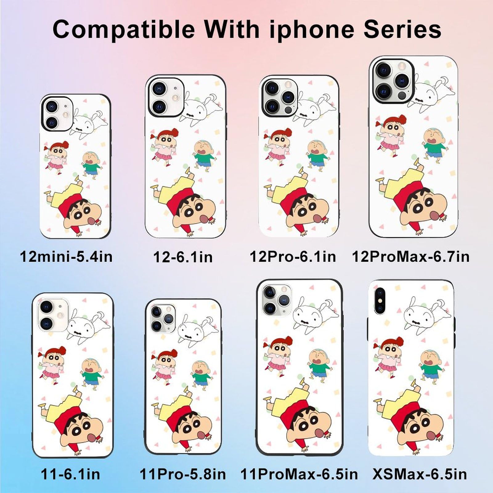 Amazon.co.jp: iPhone 12ケース クレヨンしんちゃん iPhone 用