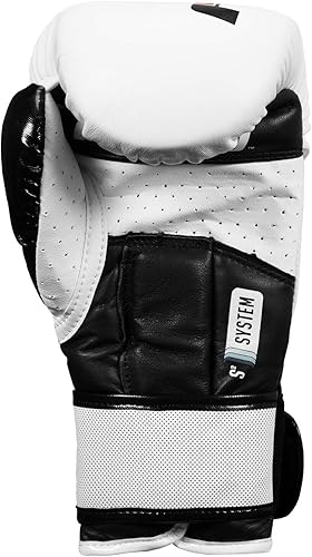 Miniatura 2 de Fighting Sports S2 Gel Power Sparring Guantes Blanco/Negro, 16 oz