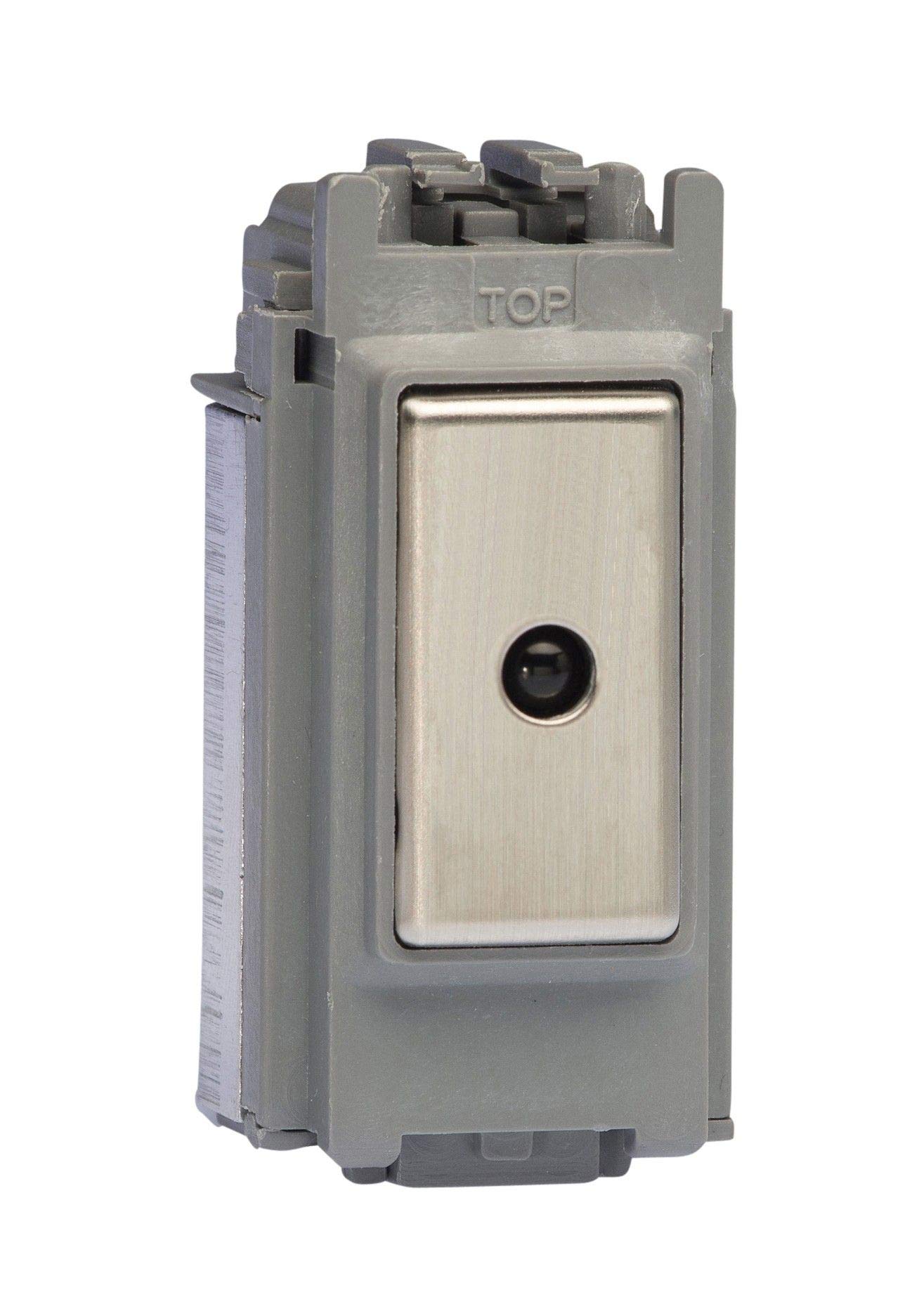 Modular Grid System Silver V-Pro Multi-Point PowerGrid Dimmer Steel 100w Max