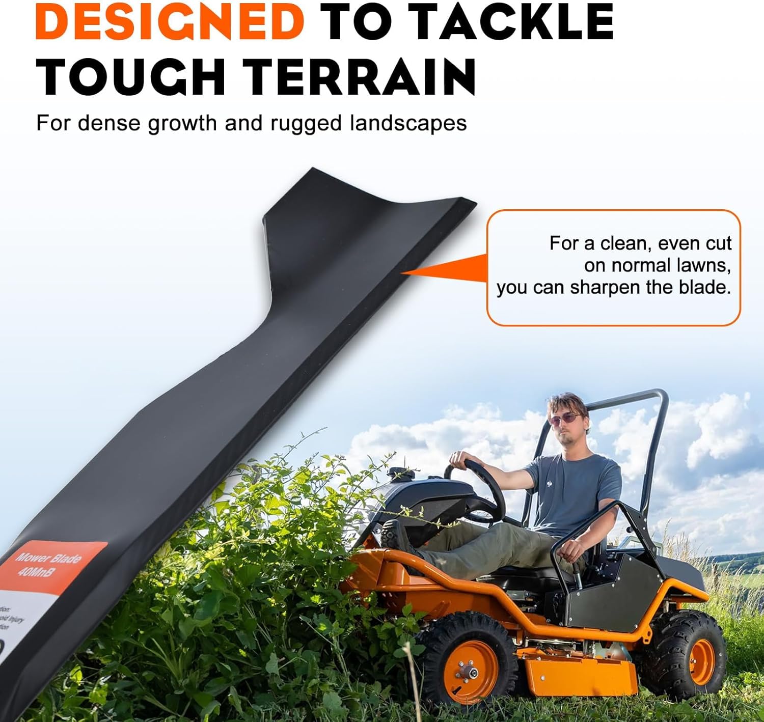 Hipa 2-Pack 532405380 High Lift Mower Blades 5-Point Star Set for Husqvarna Poulan Craftsman Z246 YTH22V46 YTH21K46 YTA22V46 RZ4623 46 inch Lawn Mower Ride Mower Model Replace 405380 532403107 Blades