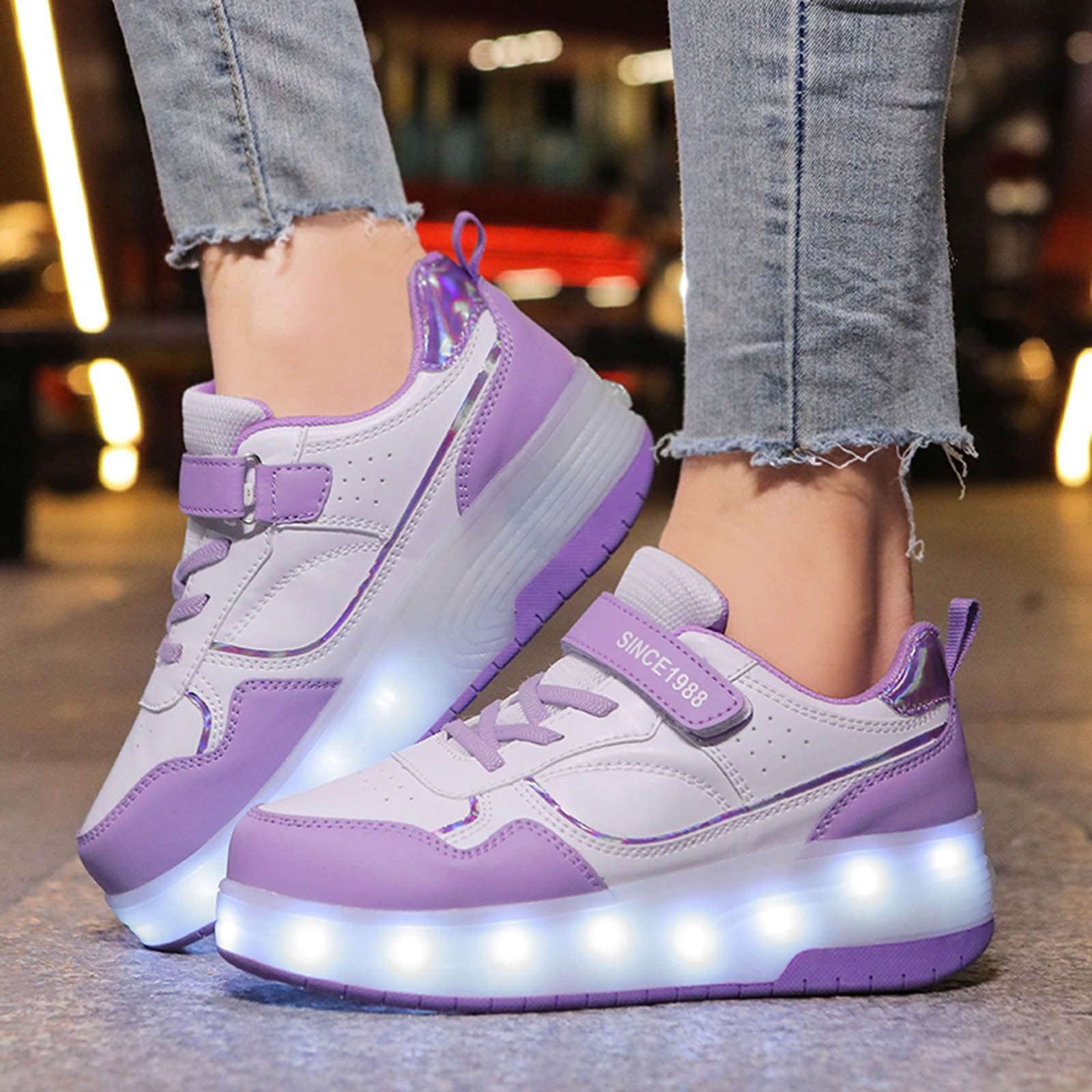 Zapatos para niñas Suela Gruesa amortiguada Zapatos Deportivos Ligeros y cómodos Goma Antideslizante Reforzada Cordones Ajustables para niñas cómodas Zapatillas de Deporte de Moda