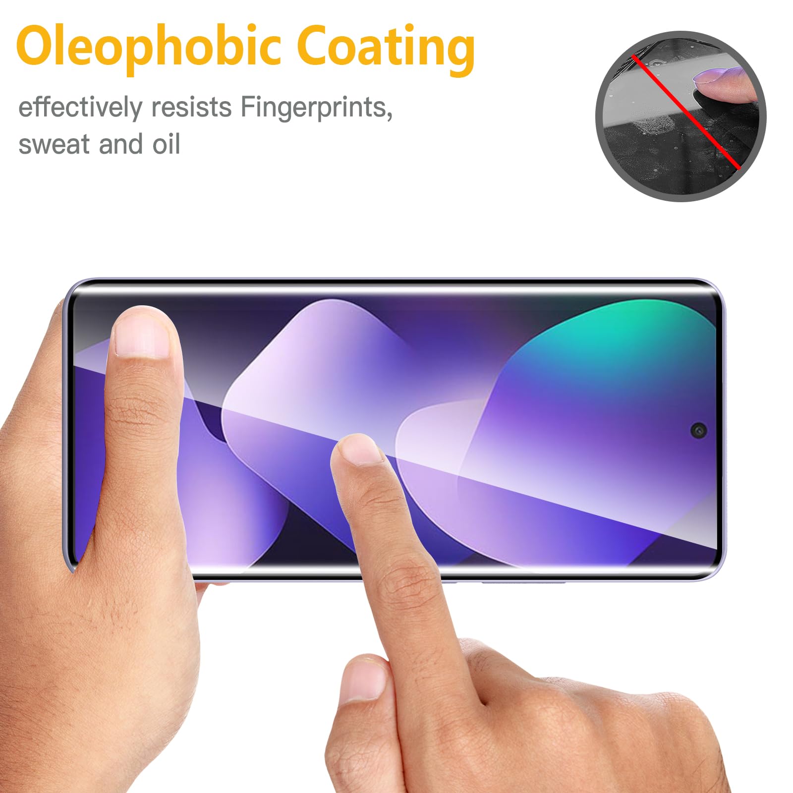 WFTE [Lot de 2 Verre Trempé pour Xiaomi Redmi Note 15 5G/4G, 3D Couverture Complète Film de Protection D'écran avec Haute Transparence à 99%, Anti-trace Protecteur avec Dureté 9H Glass (Noir)
