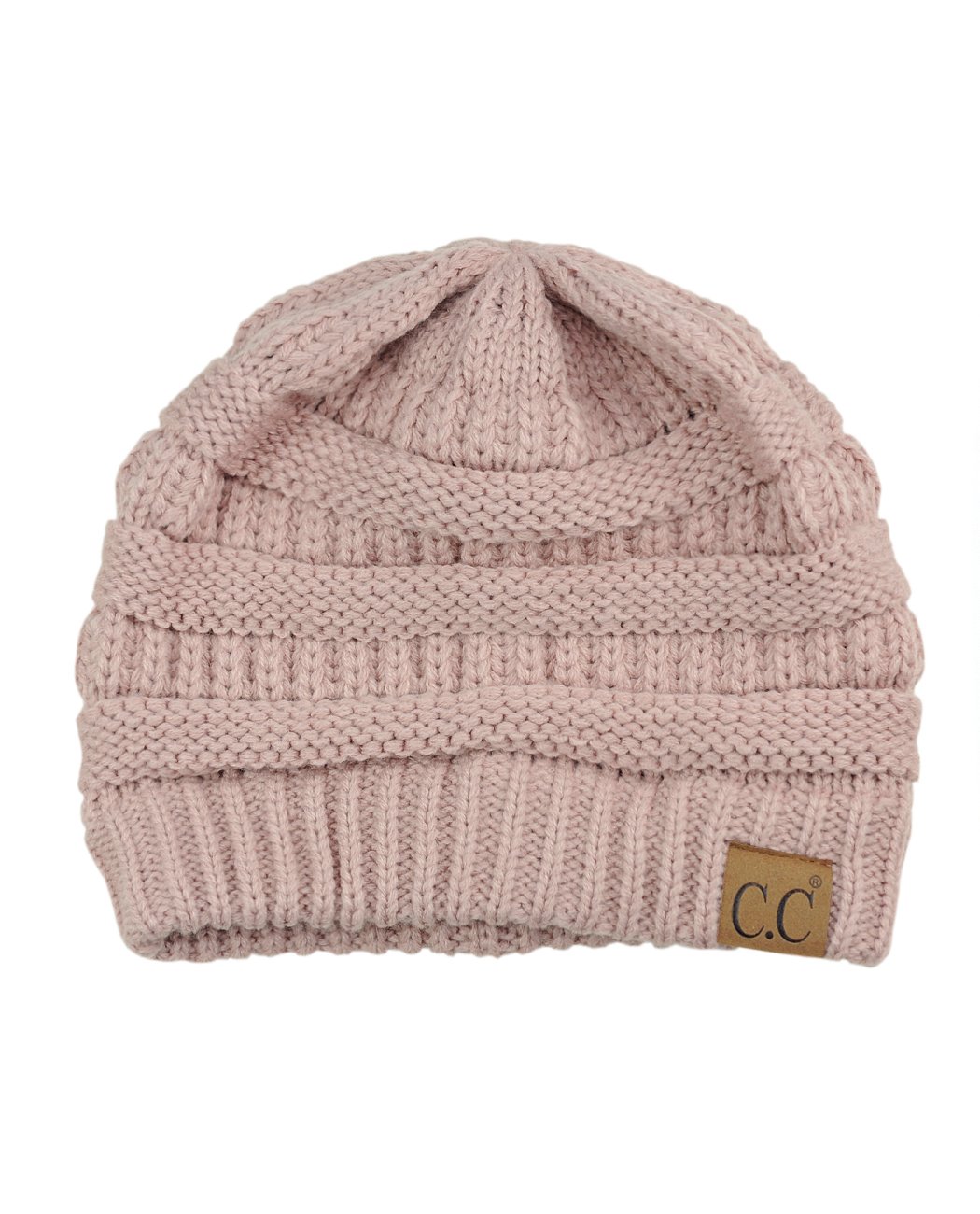 C.C Trendy Warm Chunky Soft Stretch Cable Knit Beanie Skully, Winter Mint, One Size — view 148