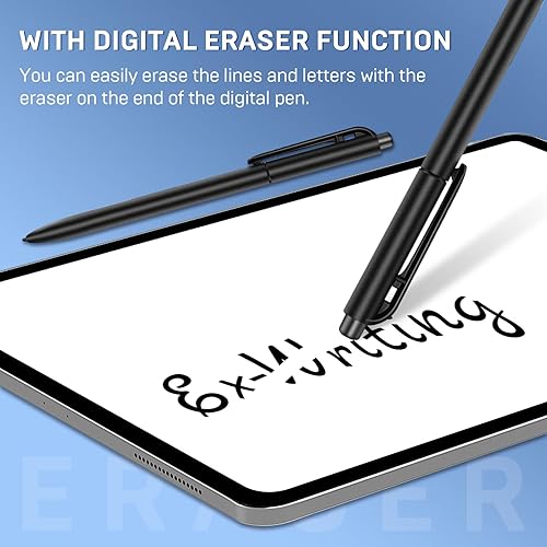 Miniatura 4 de Lápiz capacitivo EMR para 2 bolígrafos notables con borrador, bolígrafo de repuesto para notable 2 tabletas, WacomSuperNote, Kindle ScribeNotable,