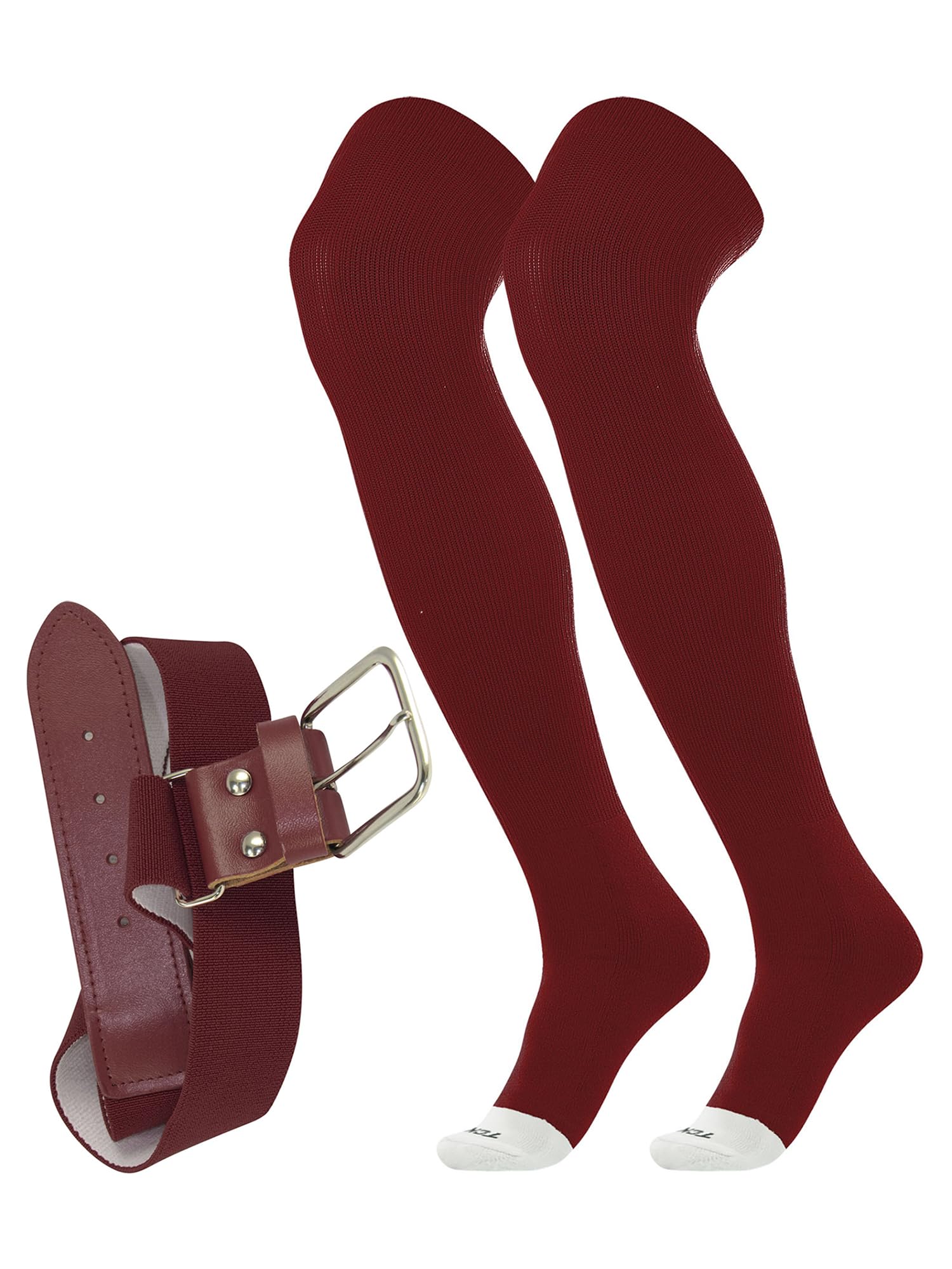 TCK Baseball Belt &amp; Socks Combo Over the Knee, Youth &amp; Adult Sizes Prosport