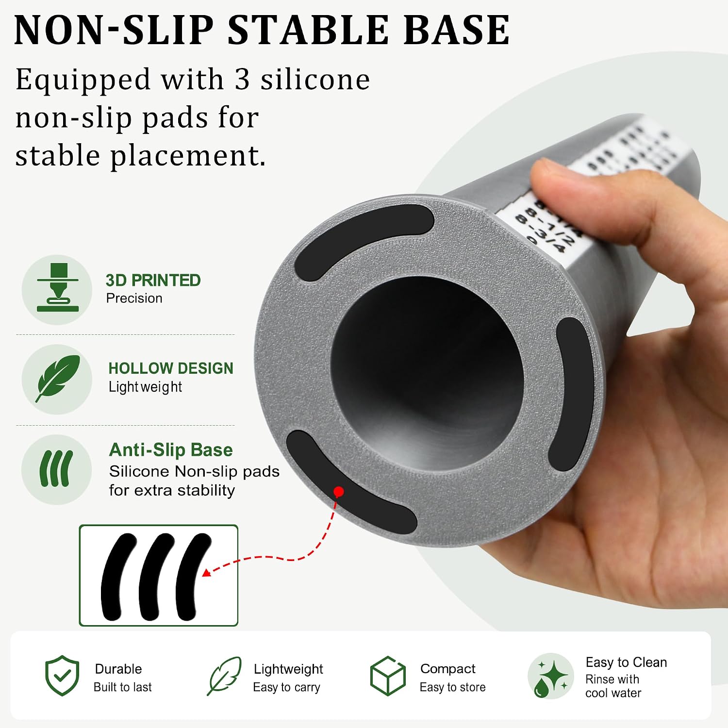 Bracelet Sizer, Stepped Bracelet Sizer Measuring Tool, Markings 5-9.5 inch image 5