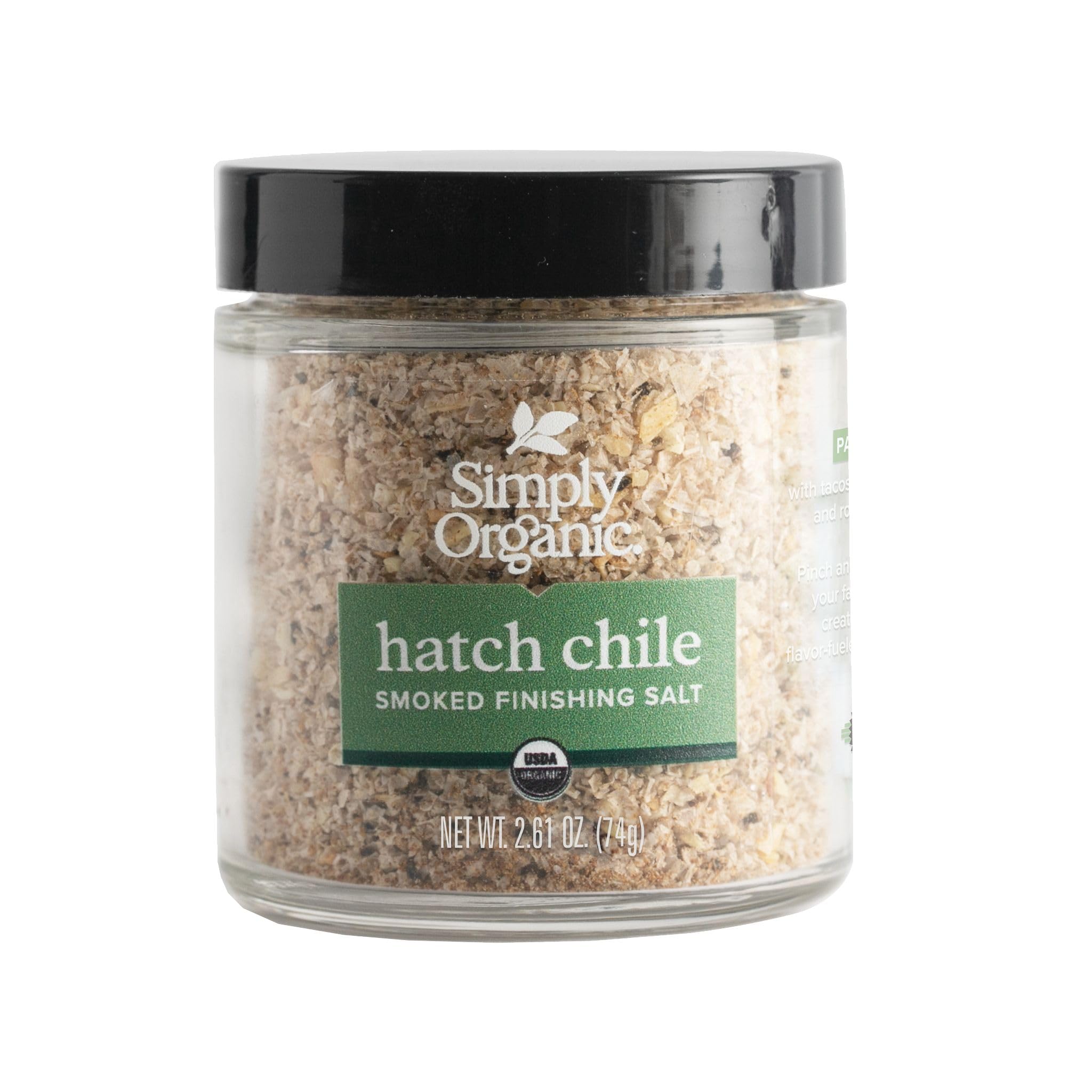 Simply Organic Hatch Chile Finishing Salts, 2.61 Ounce
