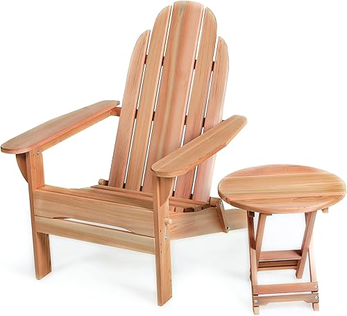 JADecor Home Silla plegable Andy para exteriores juego de 2 sillas Adirondack para exteriores muebles de asiento retro tradicionales para playa