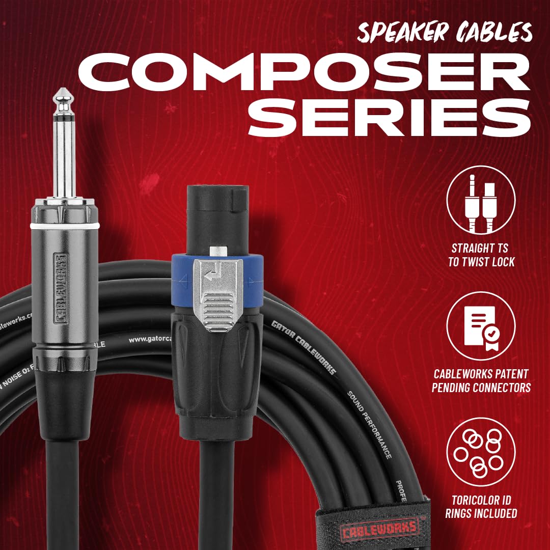Gator Cableworks - GCWC-SPK-50-1TL - Cavo Speaker - 15 metri