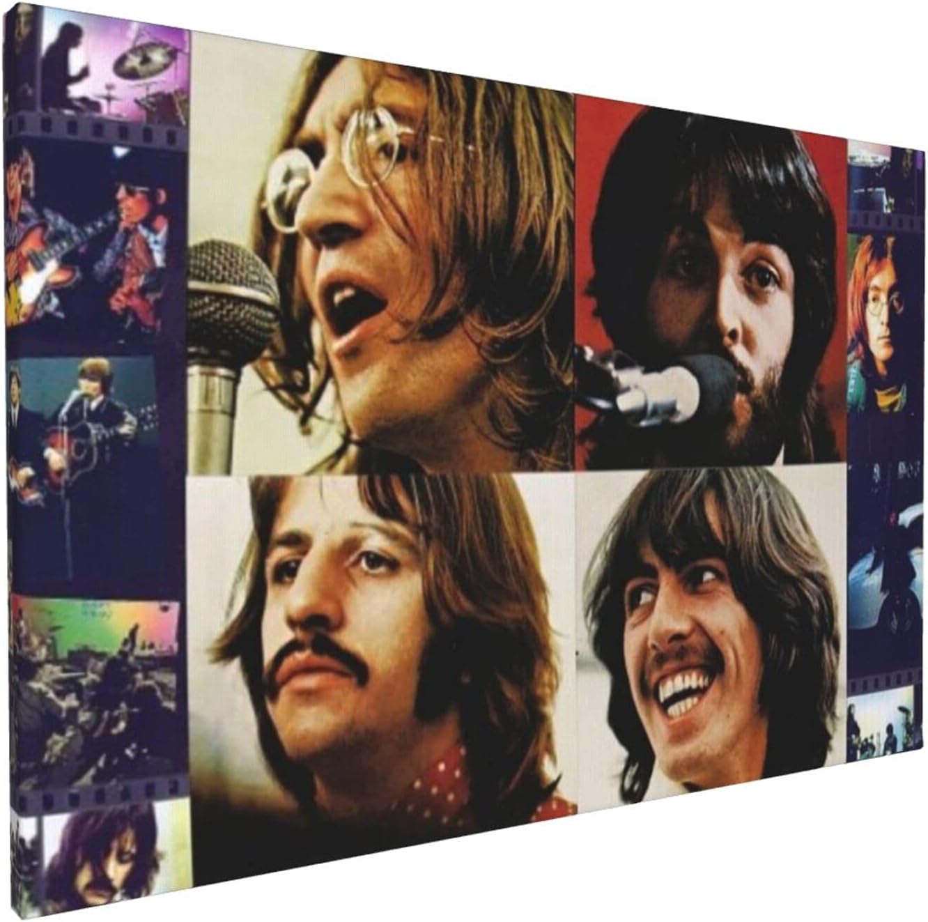 40x30cm 木枠付きの完成品 Beatles ビートルズ ポスター 油絵 ウォールアート 絵画 アートパネル インテリア絵画 壁掛け 部屋 装飾 壁絵 おしゃれ 装飾 和風フレームレス装飾画ソファ背景壁画新築飾り 贈り物 S13 Faz Co Zm