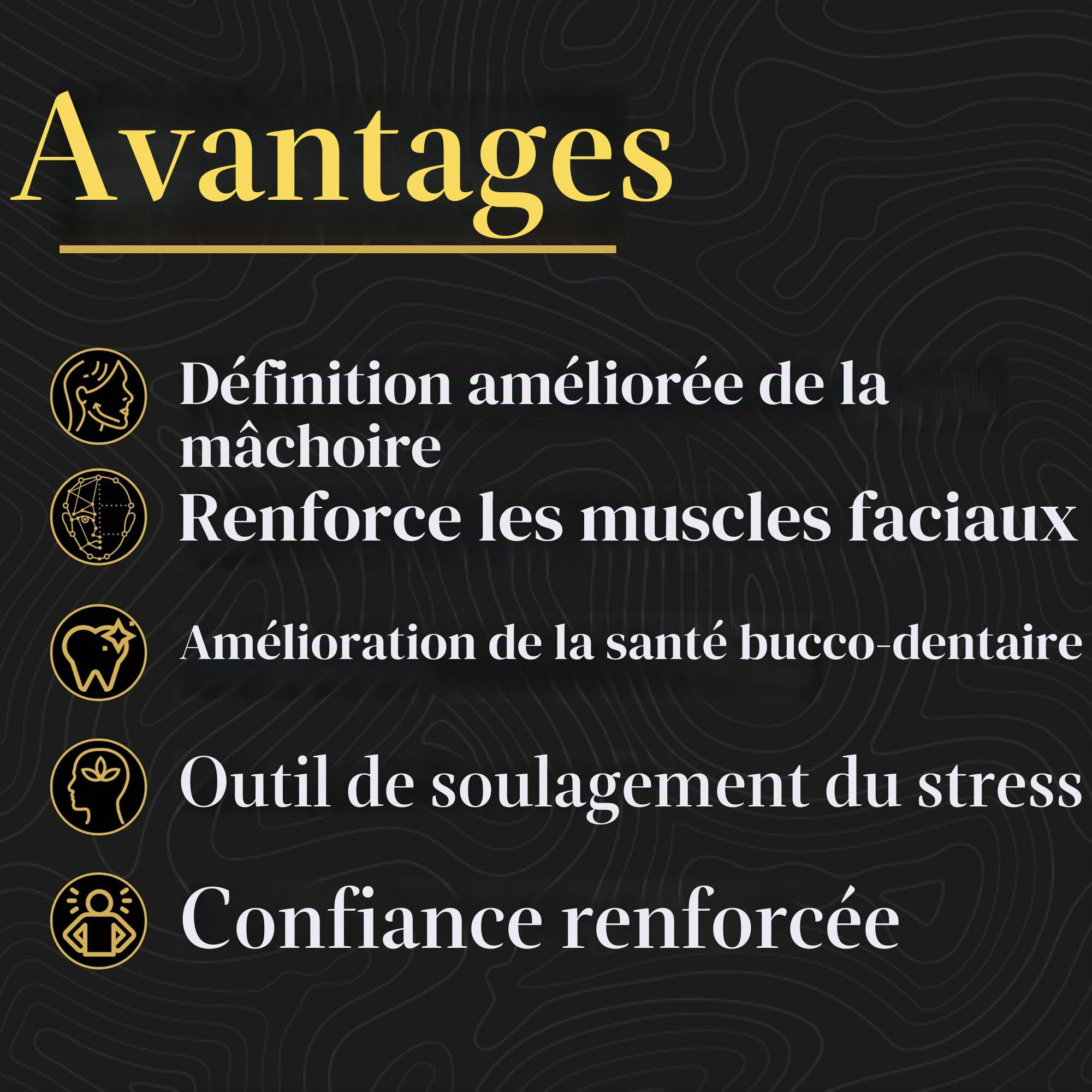 Blue Rose Machoire Musculation Jaw Trainer - Jawline Muscler Mâchoire et Affiner Visage - Gomme Mâchoire Musculation pour Adultes, Hommes et Femmes - Silicone Alimentaire, Résistance Variable