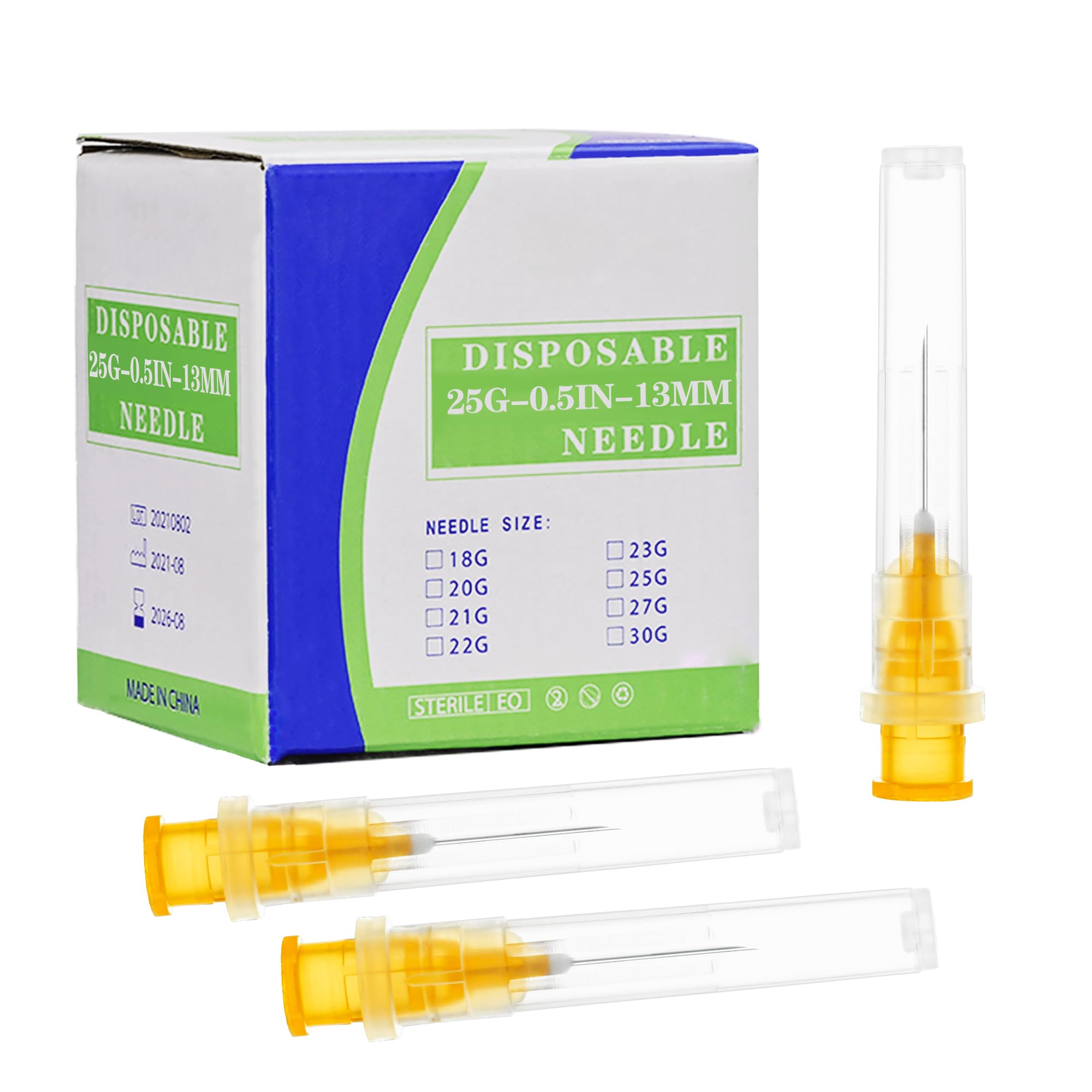 32G Disposable Luer Lock Accessories 4/25in (4mm) Needle, Individually Sterile Sealed, Pack of 100 — Amazon image 10