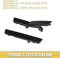 Vista 6 de 68195796AB - Luces de señal de giro delanteras y traseras para Dodge Challenger, luz LED roja ámbar, 2 pares