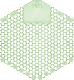 Fresh Products Wave 3D Urinal Screen Virtually Eliminates Urine Splash 30 Day Use Easy Installation Beneficial Bacteria Consistent Fragrance Made in the USA 10pk Urinal Screens Herbal Mint