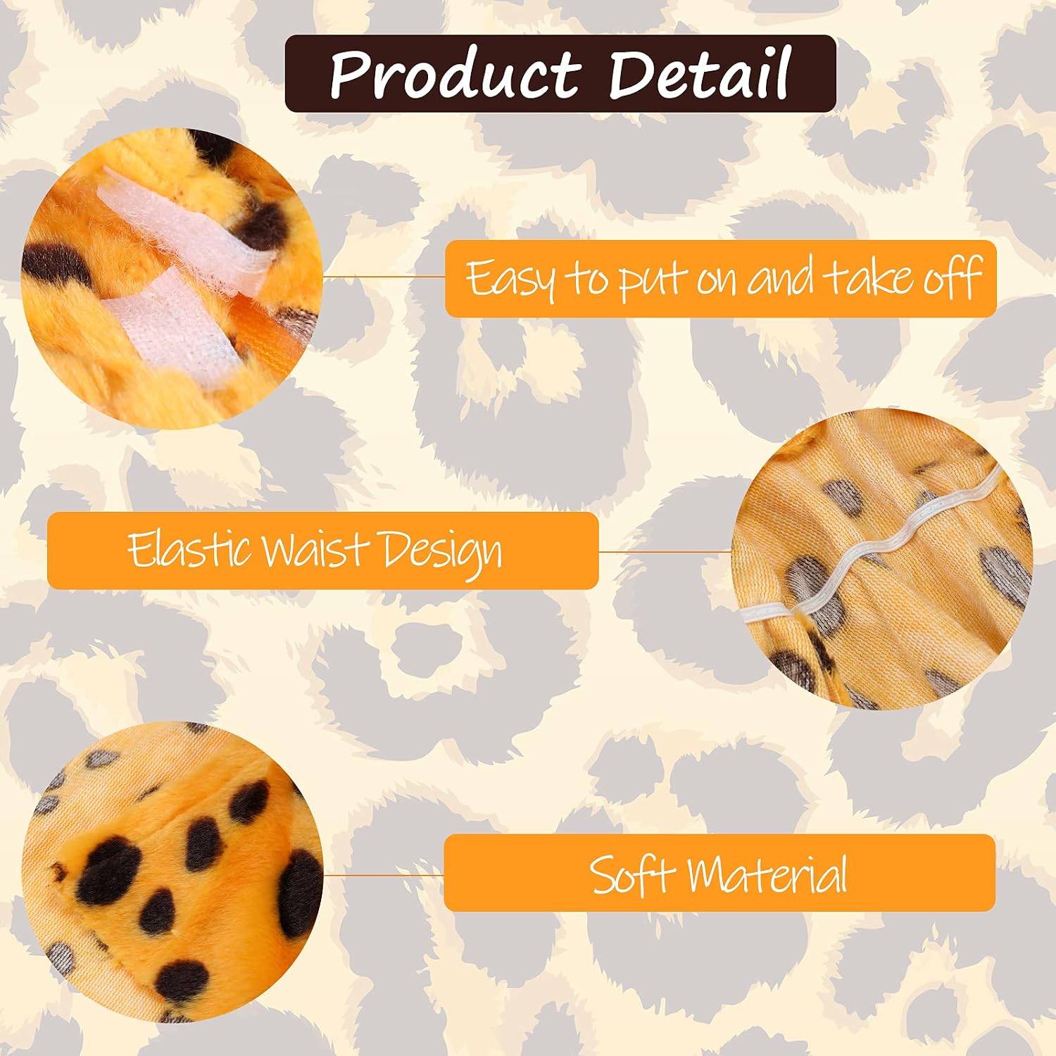 4 Pieces 11.5 Inch Doll Winter Clothes Long Sleeve Soft Faux Fur Coats Flannel Outfit Doll Clothes Doll Accessories Christmas Decorations for 11.5 Inches Dolls (Leopard Style)