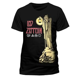 Live Nation LED Zeppelin – Hermit T-Shirt Homme - Les Beatles, Paul McCartney, John Lennon, RIngo Starr, George Harrison