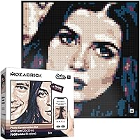 Vista 1 de Color S- Interlocking Brick Mosaic Photo kit, Personalized Gift, Custom, Picture kit, Construction Set, Pixel Art Art Interlocking Brick Painting
