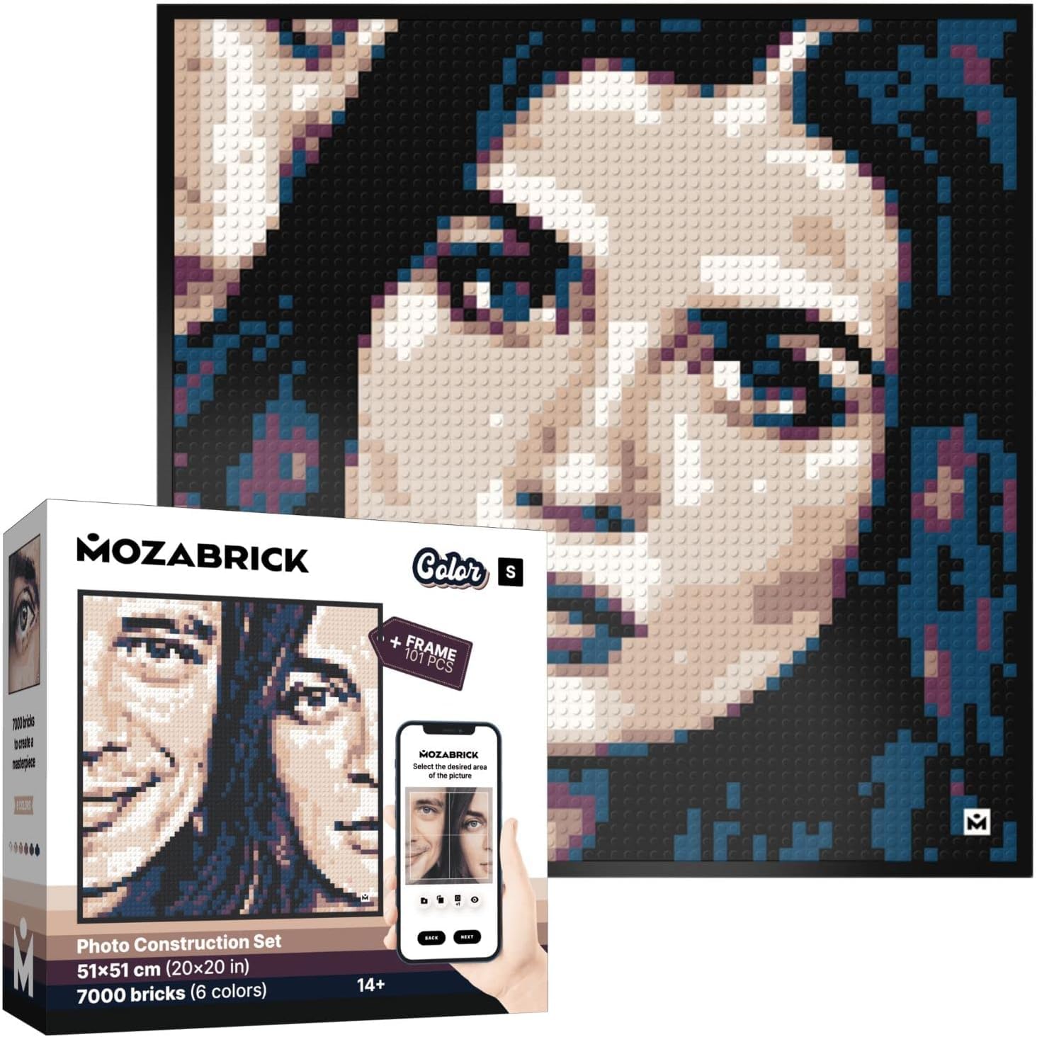 Amazon.com: MOZABRICK Color S- Interlocking Brick Mosaic Photo kit