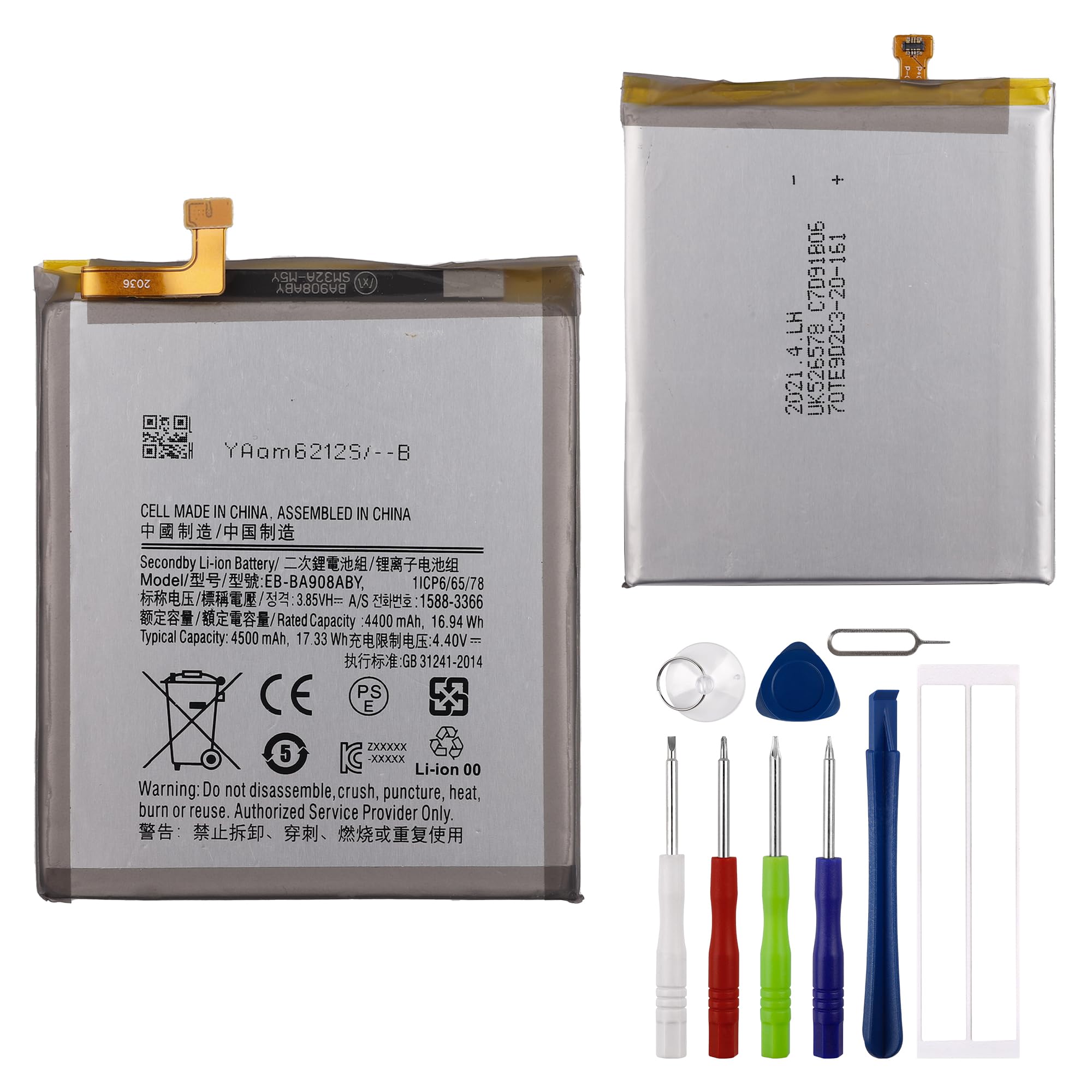 E-YIIVIIL Replacement Battery EB-BA908ABY Compatible with Samsung Galaxy A90 5G SM-A908N with Tools